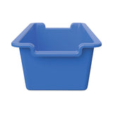Deflecto Antimicrobial Rectangle Storage Bin, Blue (DEF39510BLU) Each