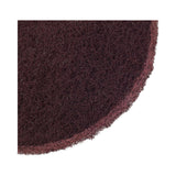 Boardwalk® Deep Scrub Pads, 20" Diameter, Maroon, 10/Carton (BWKSPP20) Case of 10