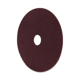 Boardwalk® Deep Scrub Pads, 20" Diameter, Maroon, 10/Carton (BWKSPP20) Case of 10
