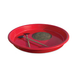 Deflecto Little Artist's Antimicrobial Craft Tray, 13" Dia., Red (DEF39514RED) Each