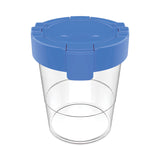 Deflecto Antimicrobial No Spill Paint Cup, 3.46 w x 3.93 h, Blue (DEF39515BLU) Each
