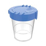 Deflecto Antimicrobial No Spill Paint Cup, 3.46 w x 3.93 h, Blue (DEF39515BLU) Each