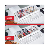 VELCRO® Brand Portable Cord Ties, (4) 3" x 0.25"/ (4) 5" x 0.38"/ (4) 7" x 0.5", Black/Gray/White, 12/Pack (VEK30816) Pack of 12