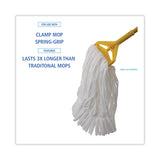 Boardwalk® Mop Head, Looped, Enviro Clean With Tailband, Medium, White, 12/Carton (BWK8002) Case of 12