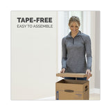 Bankers Box® SmoothMove Classic Moving/Storage Boxes, Half Slotted Container (HSC), Small, 12" x 15" x 10", Brown/Blue, 20/Carton (FEL7714210) Case of 20