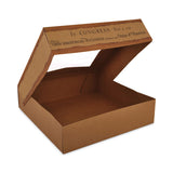 SCT® Window Flag Design Pie Boxes, 8 x 8 x 2.5, White, Paper, 150/Carton (SCH2480) Case of 150