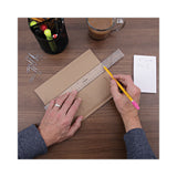 Universal® Clear Plastic Ruler, Standard/Metric, 12" Long, Clear (UNV59022) Each