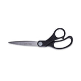 Universal® Stainless Steel Office Scissors, 8.5" Long, 3.75" Cut Length, Black Offset Handle (UNV92010) Each