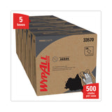 WypAll® Power Clean Oil, Grease and Ink Cloths, POP-UP Box, 8.8 x 16.8, Blue, 100/Box, 5/Carton (KCC33570) 5 Boxes of 100