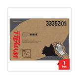 WypAll® Power Clean Oil, Grease and Ink Cloths, BRAG Box, 12.1 x 16.8, Blue, 180/Box (KCC33352) Box of 180
