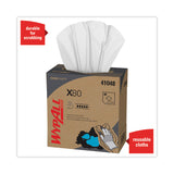 WypAll® X80 Cloths, HYDROKNIT, POP-UP Box, 8.34 x 16.8, White, 80/Box, 5 Boxes/Carton (KCC41048) 5 Boxes of 80