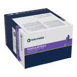 Purple Nitrile® Exam Glove Medium Sterile Single Nitrile Standard Cuff Length Textured Fingertips Purple Chemo Tested (407600_BX) 100/BX