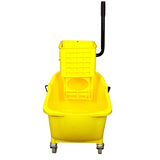 Impact® Value-Plus™ Sidepress Wringer & Plastic Bucket Combo, Yellow, 1/Case (IMP7Y2636-3Y) Each
