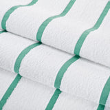 Hospeco® Las Rayas Beach Towel 30x60 Green, 24/Case (HOSBT-HS3060-15GR-CS) Case of 24
