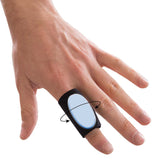 Polar Ice® Finger Sleeve with Cooling Pad Adult One Size Fits Most Pull-On Finger Black (1228915_BX) 1/BX