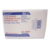 Ducare Gauze Sponge 4 X 4 Inch 8-Ply NonSterile 200 per Pack (645797_PK) 200/PK