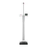 seca® 777 Physician Column Scale Digital Display 550 lbs. / 250 kg Capacity White Battery Operated (1180371_EA) 1/EA