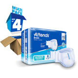 Attends® Advanced Unisex Adult Incontinence Brief Regular Disposable Heavy Absorbency (950224_CS) 80/CS