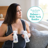 Evenflo Balance + Wide Neck Breast Pump Adapter For Bottles (1146791_CS) 12/CS