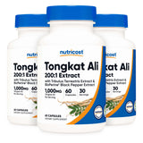 nutricost® Dietary Supplement Tongkat 1,000 mg Strength Capsule 60 Per Bottle (1270265_BT) 1/BT