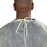 McKesson Protective Procedure Gown One Size Fits Most Yellow NonSterile Not Rated Disposable (1247973_BG) 10/BG