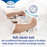 TENA® ProSkin™ Flex Super Unisex Adult Incontinence Belted Undergarment Size 20 Disposable Heavy Absorbency (718449_PK) 1/PK