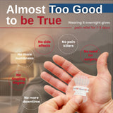 Carpal AID® Patch Hand-Based Carpal Tunnel Support Plastic Left or Right Hand Clear One Size Fits Most (1254008_PK) 30/PK