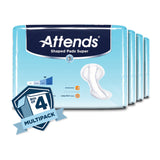 Attends® Shaped Pads Super Bladder Control Pad 13 X 27.2 Inch Heavy Absorbency Polymer Core One Size Fits Most (1186540_PK) 20/PK