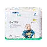 McKesson Unisex Baby Diaper Size 5 Disposable Heavy Absorbency (1144478_CS) 4/CS