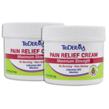 TriDerma MD® Topical Pain Relief 4% - 1% Strength Lidocaine / Menthol Cream 4 oz. (906175_EA) 1/EA
