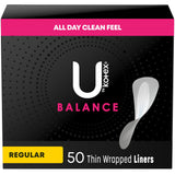 U by Kotex® Balance Panty Liner Thin Light Absorbency (1193269_BX) 50/BX
