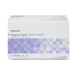 McKesson Medical Tape Transparent 1 Inch X 10 Yard Plastic NonSterile (455537_BX) 12/BX