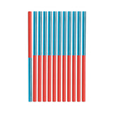 Prismacolor® Verithin Dual-Ended Two-Color Pencils, 2 mm, Blue/Red Lead, Blue/Red Barrel, Dozen (SAN02456) 1 Dozen