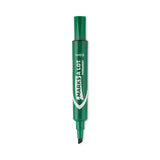 Avery® MARKS A LOT Large Desk-Style Permanent Marker, Broad Chisel Tip, Green, Dozen (8885) (AVE08885) Each