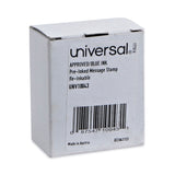 Universal® Message Stamp, APPROVED, Pre-Inked One-Color, Blue (UNV10043) Each