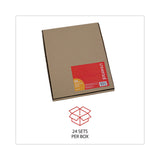 Universal® Insertable Tab Index, 8-Tab, 11 x 8.5, Buff, Clear Tabs, 24 Sets (UNV20841) Pack of 24
