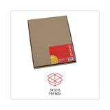 Universal® Self-Tab Index Dividers, 8-Tab, 11 x 8.5, White, 24 Sets (UNV20845) Pack of 24