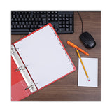 Universal® Self-Tab Index Dividers, 8-Tab, 11 x 8.5, White, 24 Sets (UNV20845) Pack of 24