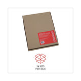 Universal® Deluxe Extended Insertable Tab Indexes, 8-Tab, 11 x 8.5, Buff, Assorted Tabs, 24 Sets (UNV20890) Pack of 24
