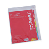 Universal® Deluxe Table of Contents Dividers for Printers, 5-Tab, 1 to 5; Table Of Contents, 11 x 8.5, White, 6 Sets (UNV24800) Pack of 6 Sets