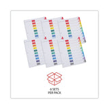 Universal® Deluxe Table of Contents Dividers for Printers, 10-Tab, 1 to 10; Table Of Contents, 11 x 8.5, White, 6 Sets (UNV24804) Pack of 6 Sets