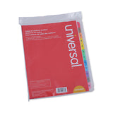 Universal® Deluxe Table of Contents Dividers for Printers, 12-Tab, 1 to 12; Table Of Contents, 11 x 8.5, White, 6 Sets (UNV24806) Pack of 6 Sets