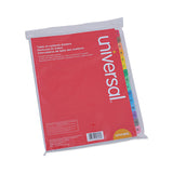 Universal® Deluxe Table of Contents Dividers for Printers, 15-Tab, 1 to 15; Table Of Contents, 11 x 8.5, White, 6 Sets (UNV24808) Pack of 6 Sets