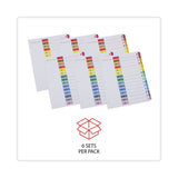 Universal® Deluxe Table of Contents Dividers for Printers, 15-Tab, 1 to 15; Table Of Contents, 11 x 8.5, White, 6 Sets (UNV24808) Pack of 6 Sets