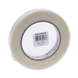 Universal® 120# Utility Grade Filament Tape, 3" Core, 18 mm x 54.8 m, Clear (UNV30018) 1 Roll