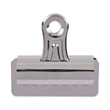Universal® Bulldog Clips, Jumbo, Nickel, 12/Pack (UNV31266) Pack of 12