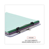 Universal® Plastic Clipboard with Low Profile Clip, 0.5" Clip Capacity, Holds 8.5 x 11 Sheets, Clear (UNV40310) Each