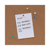 Universal® Cork Board with Oak Style Frame, 24 x 18, Tan Surface (UNV43602) Each
