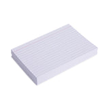 Universal® Ruled Index Cards, 4 x 6, White, 100/Pack (UNV47230) Pack of 100