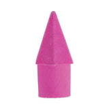 Universal® Pencil Cap Erasers, For Pencil Marks, Pink, 150/Pack (UNV55150) Pack of 150